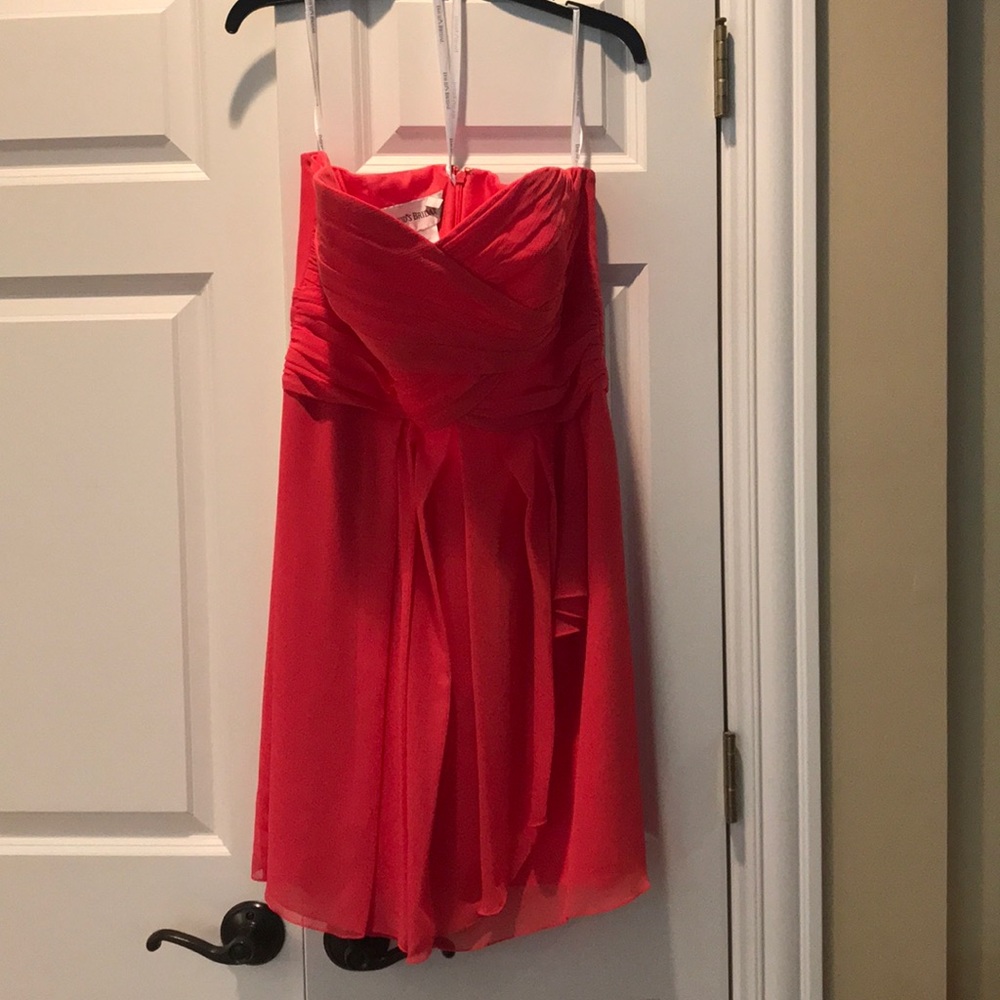 Coral David’s Bridal Strapless Dress // WORN ONCE